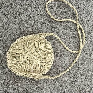 Urban Outfitters Natural Woven Crossbody Bag